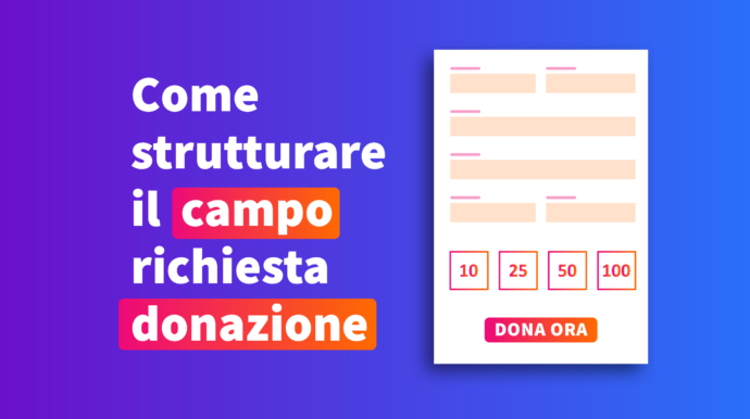 Come Strutturare Campo Donazione Ok