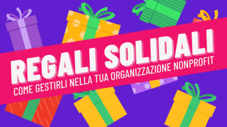 Articolo Regali Solidali Fundraising