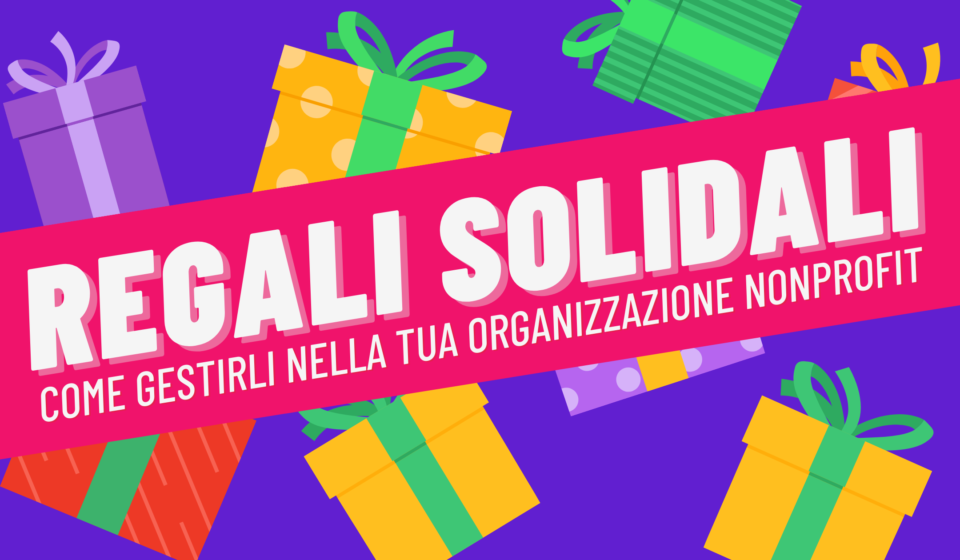 Articolo Regali Solidali Fundraising