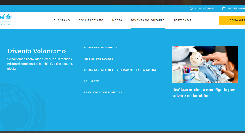 Unicef Diventa Volontario