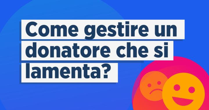 Un Donatore Che Si Lamenta Articolo