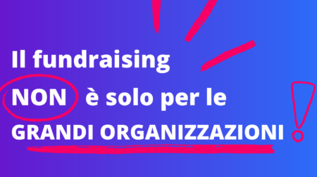 Il Fundraising Non Solo Per Le Grandi Organizzazioni