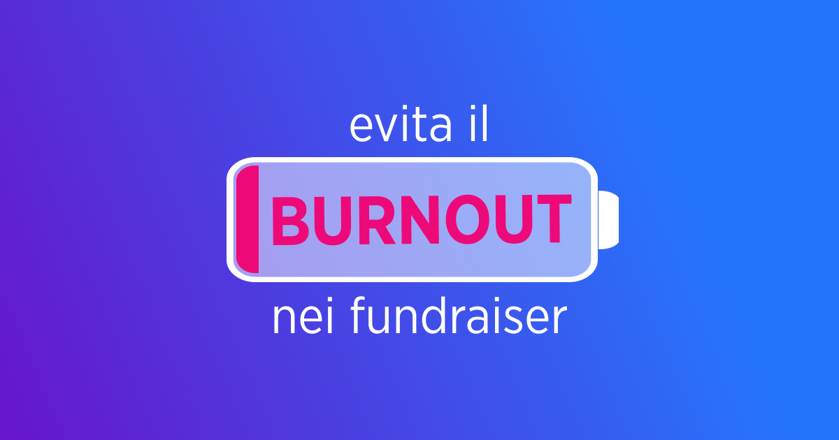 Evita Burnout Fundraiser Nonprofit