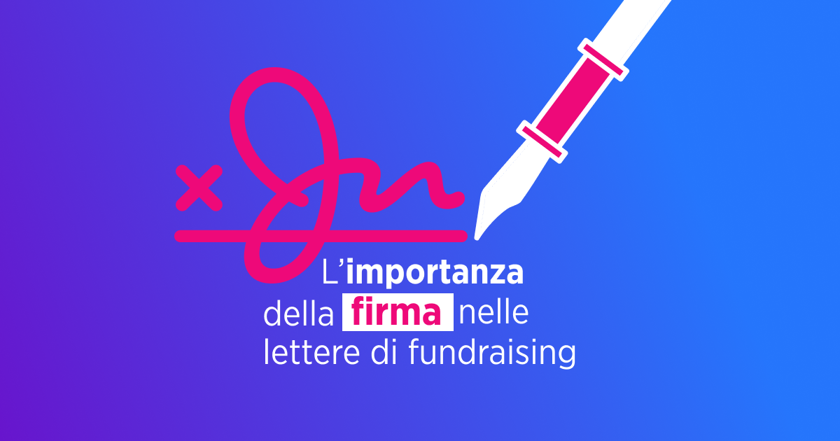 Importanza Firma Lettere Fundraising